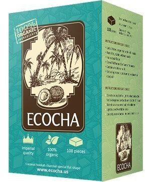 Уголь кокосовый Ecocha 1 кг