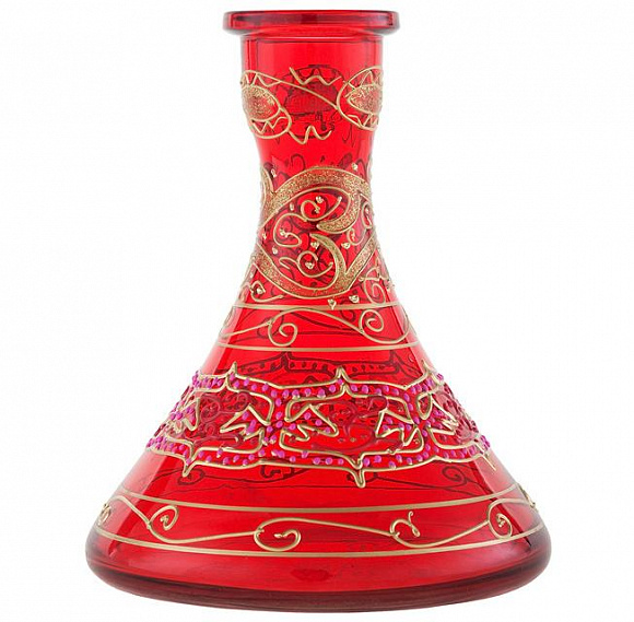 Колба треугольная расписная D43