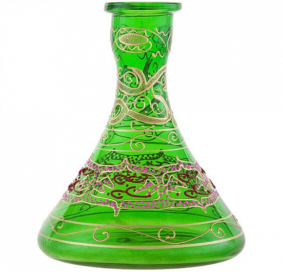 Колба треугольная расписная D43