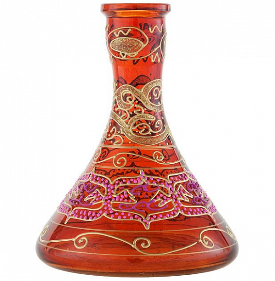 Колба треугольная расписная D43