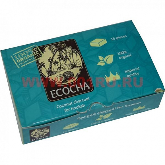 Уголь кокосовый Ecocha 0.16 кг