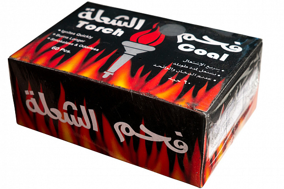 Уголь "Торч", коробка, 20 пластин.