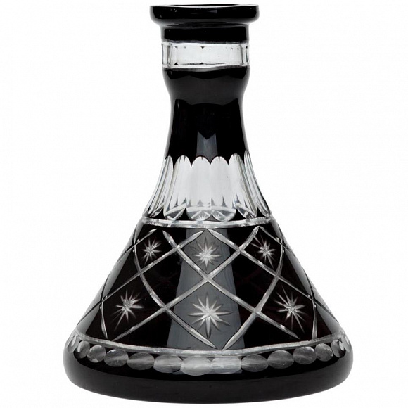 Колба резное стекло D45