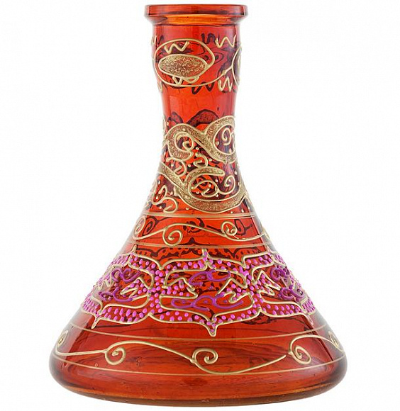 Колба треугольная расписная D43